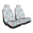thumbnail image 2 of Naloa Tropical Flamingo Car Seat Covers 2PCs Front Car Seat Covers Universal fit for Most Cars SUVs and Trucks - 2 PCS, 2 of 5