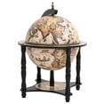 thumbnail image 6 of vidaXL Globe Bar Wine Stand Storage Liquor Drink Cabinet Solid Wood Eucalyptus, 6 of 24