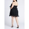 thumbnail image 2 of ELOQUII Women's Plus Size Ruffle Hem Mini Dress, 2 of 2