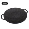 thumbnail image 6 of 36cm BBQ Flat Pancake Pot Non-Stick Camping Skillet Tray with Adjustable Bracket, 6 of 9