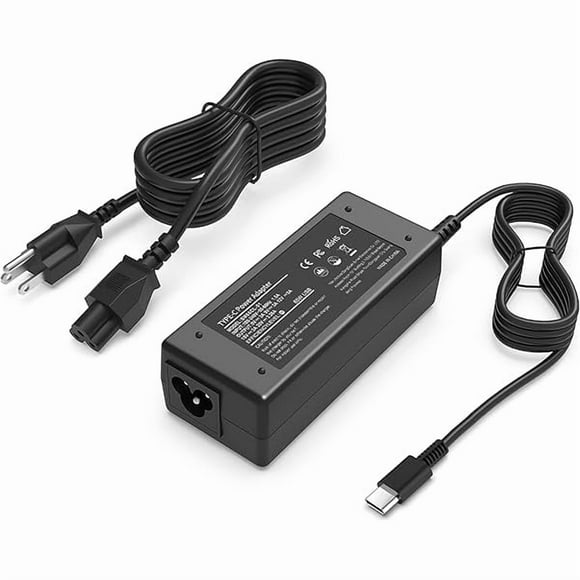 wonima11 65W UBS C Laptop Charger Compatible with HP Chromebook Laptop Computer Type C Power Adapter