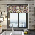 thumbnail image 2 of Coolnut Mexican Talavera Tile Ceramic Valance Curtains for Kitchen or Bathroom,Valances Window Treatment Rod Pocket Drape,54"x18", 2 of 6
