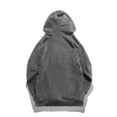 thumbnail image 4 of Mens Fleece Hoodies Plush Gym Hooded Top Men Heavyheight Drawstring Coat Warm Thicken Sweatshirts with Pocket Thermal Jackets Sports Outwear Leaisure Tracksuit Top Fall Loungewear, 4 of 5