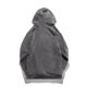 thumbnail image 4 of Sudadera con capucha, suéter de cuello alto, elástico, de color sólido, para hombre, suéter de cuello alto, abrigo de poliéster., 4 of 5