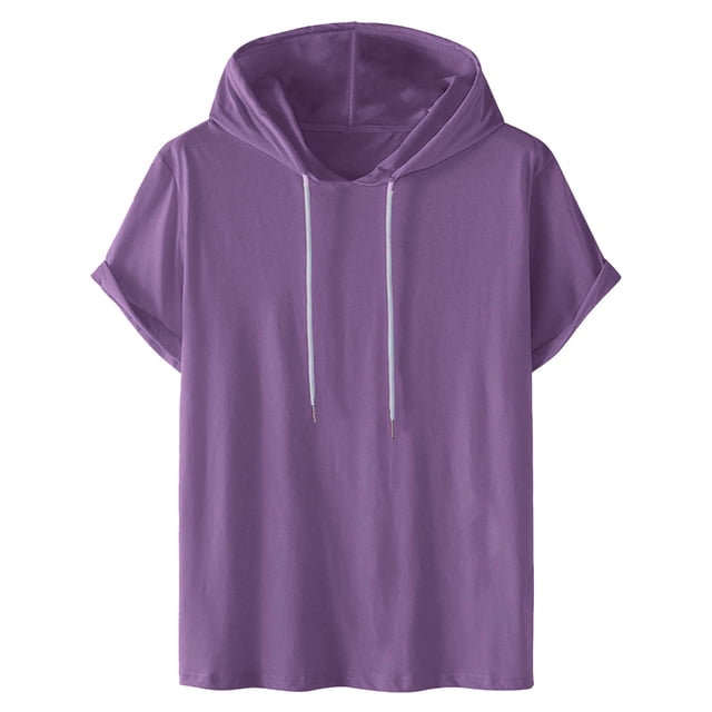 Timegard Tank Tops Men Sleeveless Hoodies Pullover Solid Color Casual Loose Workout Tee Shirts Summer