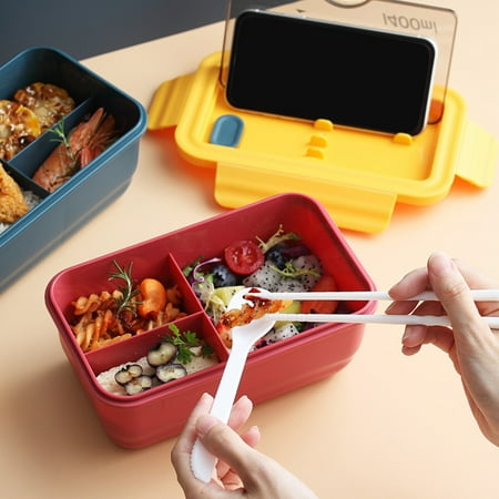 

VerPetridure Children s Lunch Box Water Cup Set Sealed Leak-Proof Compartment Lunch Box Lunch