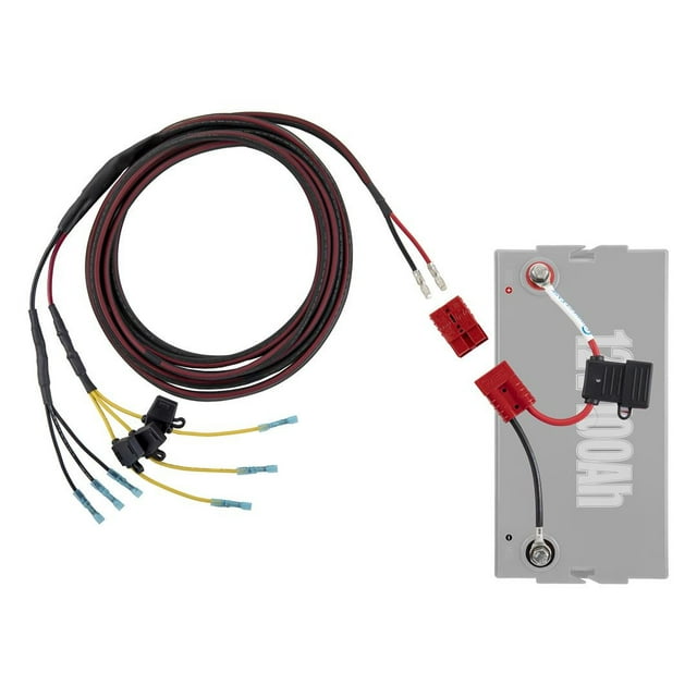 Connect-Ease Battery Connection Harness RCE12VGPYAK Graph Power Yak; Compatible With All Lead Acid/AGM/Gel/Lithium Batteries