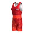 thumbnail image 1 of Singlete de Lucha Matman The Spangled Rojo Talla Extra Grande, 1 of 4