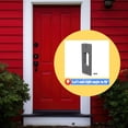 thumbnail image 6 of CUTICATE Video Door Mount Cover Holder Adjuster Disassemble Bell Holder, Mounting Plate Bracket for House, Apartment Left right bracket, 6 of 8