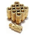 thumbnail image 2 of Primefit IC1414MB6-B10-P 0.25 x 0.25 in. Male 6-Ball Brass Male Industrial Coupler Contractor Pack - 10 Piece, 2 of 2