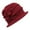 Wine, variant on FhsagQ Hats Winter Hats for Men Cold Weather Large Embroidered Letters Cowboy Splicing Cap Hats for Men Country Funny Mens Hats And Gloves Winter Purple A