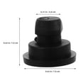 thumbnail image 2 of BESTYASH 8Pcs Heat Insulation Rubber Feet for Slow Cooker Accessories in Black Round Shape, 2 of 8