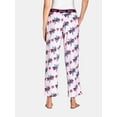 thumbnail image 5 of Barbie Women's Print Velour Sleep Pants, Sizes XS-3X, 5 of 6