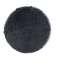 thumbnail image 2 of Small Round Fluffy Area Rug for Bedroom Cute Shaggy Circle Area Rug Soft Furry Floor Carpet for Living Room Bedroom Playroom Dorm Indoor Aesthetic Home Décor Comfy Plush Floor Mat,Grey, 2 of 6