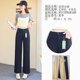 thumbnail image 2 of Pantalones de Mujer de Tiro Alto y Pierna Recta en Caqui, Corte Holgado, Pantalones Casuales de Pierna Ancha para Primavera y Verano, 2 of 4