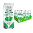 thumbnail image 4 of (12 Pack)Steaz Lightly Sweetened Green Tea - Mint, 16 fl oz., 4 of 7