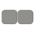 thumbnail image 7 of Disketp 2 Piece Houndstooth Black And White Pattern Windshield Sunshades,Folding Windshield Sun Shade For Car Suv Trucks Sedan,Blocks Uv Rays Sun Visor Protector-Large, 7 of 7