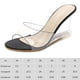 thumbnail image 2 of Sandalias de tacón de cuña Ndcxsfigh Zapatos sin cordones Mujer Negro 36, 2 of 9