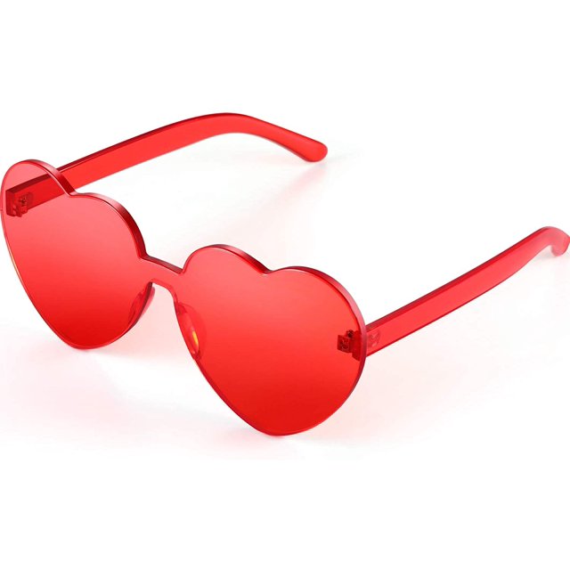 Gafas de sol en forma de corazón Gafas de sol de fiesta Fokelyi HMHZ1482-11
