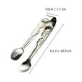 thumbnail image 2 of ELAYARD Set of 2 Stainless Steel Kitchen Tongs, Lightweight Metal with Easy Grip, Ideal for Cooking, Grilling, and Barbecue Use, 2 of 8