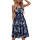 thumbnail image 1 of Ropa de verano para mujeres, ropa de playa Spaghettiträger kurzes, ropa de verano lässiges con V-Krawattentasche L, 1 of 2