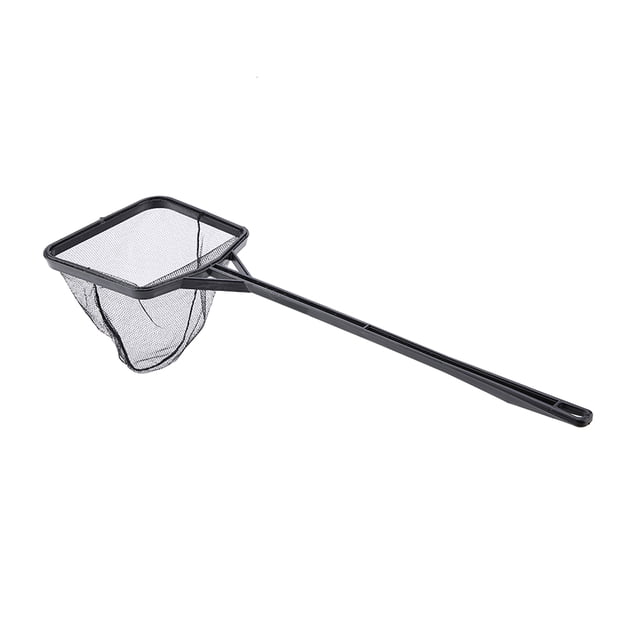 ABS Matériel Aquarium Filet de Poisson, Filet de Pêche en Nylon Noir, Nylon Léger Grand Filet de Poisson pour Aquarium