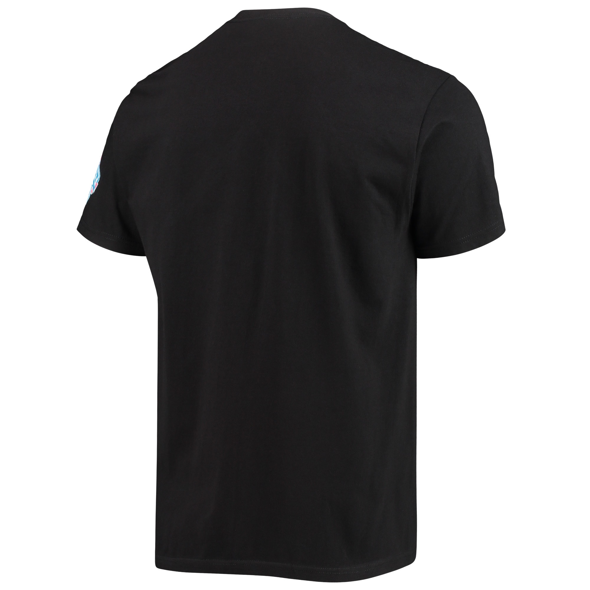 Men's Toronto Raptors Tracy McGrady Mitchell & Ness Black Hardwood Classics  Draft Day Colorwash T-Shirt