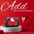 thumbnail image 2 of Bolso Bandolera Hello Kitty para Niñas y Adolescentes Negro/Rojo, 2 of 6