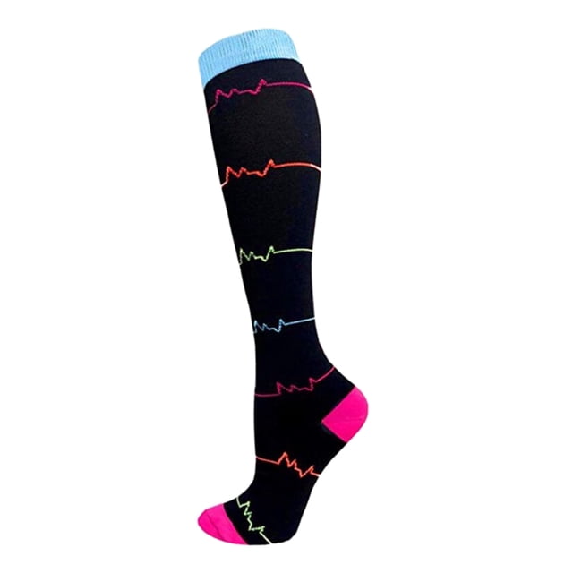 58 Chaussettes de Compression Style Médical Œdème Diabète Varices Bas Pression Graduée Legging Soins Bas Genoux