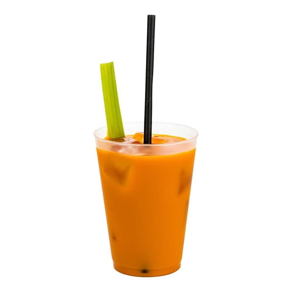 Restaurantware-Durable Paper Straws, Paper Drinking Straws - Black - For Holidays, Birthdays, Weddings, Showers or Everyday - 7.8" - 1000ct Box