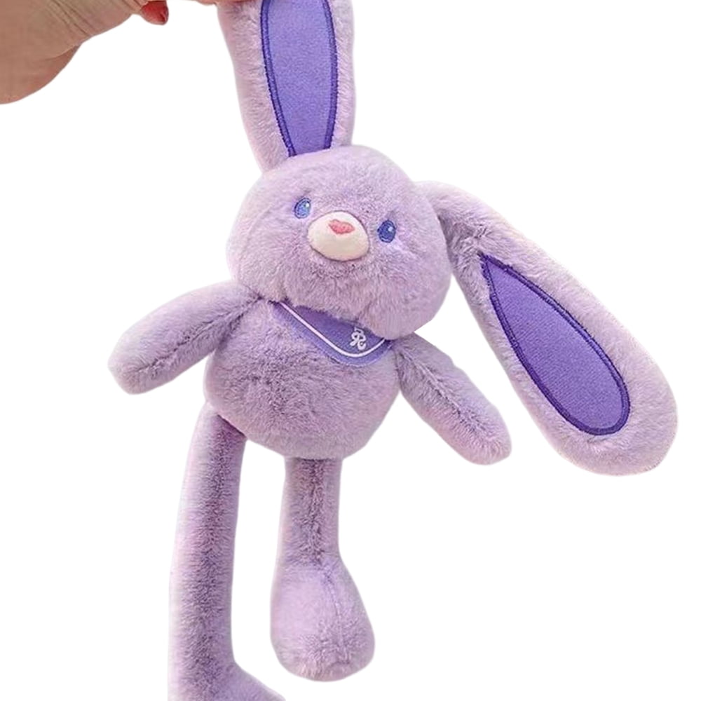  BIBABLYKE Cute Plush Rabbit Pendant Soft White Rabbit