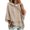 Orange, variant on Oversized 3/4 Sleeve Hoodie for Women Retro Floral Graphic Pullover Hooded Sweatshirt Casual Y2K Fall Outfit