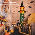 thumbnail image 4 of Banderas Manga Viento Calabaza Con Luces LED Fantasma Halloween Aterrador, 4 of 9