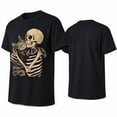 thumbnail image 5 of Veylor Haus Skeleton Hugging Cat Graphic, Unisex Classic Fit Cotton Tee, 5 of 9