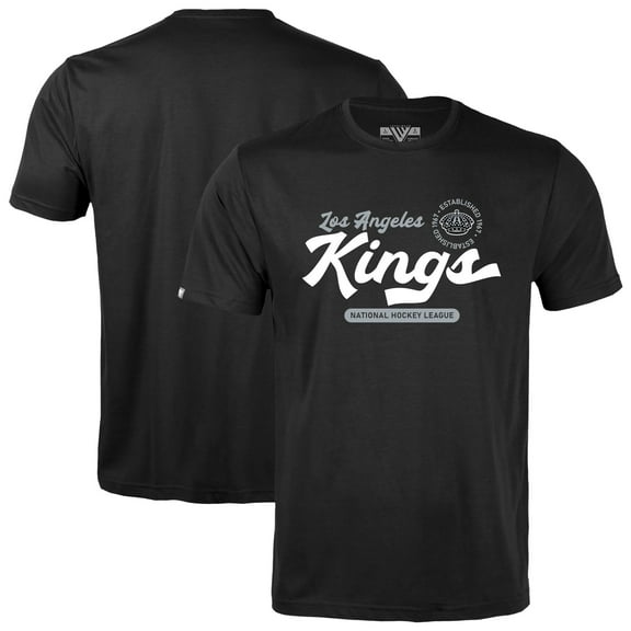 Youth Levelwear  Black Los Angeles Kings Little Richmond Monument T-Shirt