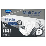 MoliCare Premium Incontinence Brief, 10D - Heavy Absorbency Adult Diaper, Unisex, Size Medium, 14 Count, 1 Pack