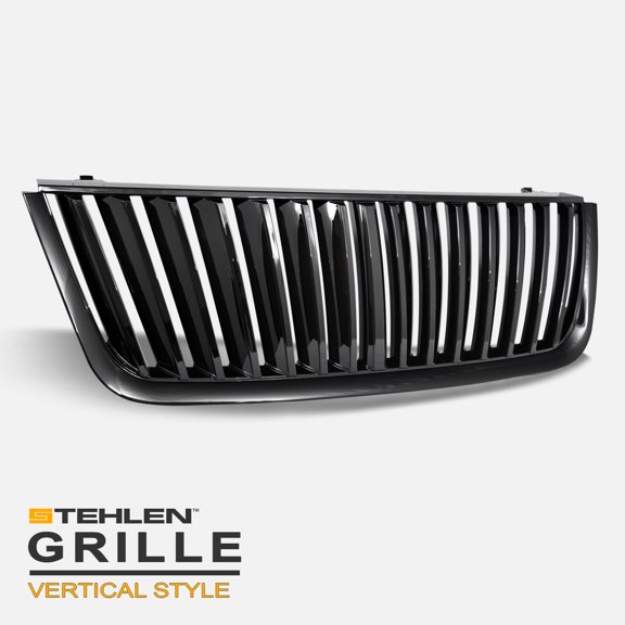 Stehlen 642167819868 Vertical Front Hood Bumper Grille - Black For 2003-2006 Ford Expedition
