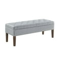 thumbnail image 5 of Plush Tufted Storage Bench Velvet with Wood Frame, 48 " Stylish Seating Solution for Bedroom, Living Room, or Entryway, 5 of 7