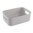 thumbnail image 1 of Yeacher Plastic Storage Basket Desktop Portable Plastic Kitchen Refrigerator Basket Bathroom Desktop Storage Box Snack Cosmetic Organizing Box for Cabinet Office, 1 of 7