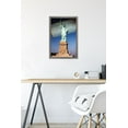 thumbnail image 6 of Landmarks - The Statue Of Liberty Wall Poster, 14.725" x 22.375", Framed, 6 of 6