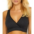 thumbnail image 2 of Playtex Nursing Pullover Wirefree Sleep Bra, 2-Pack Soft Taupe/Black M Women's, 2 of 2