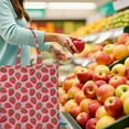 thumbnail image 6 of Cute Strawberry Canvas Tote Bag – Reusable Grocery Bag with Watercolor Red Berry & Kawaii Fruit Print for Strawberry Lovers & Summer Style Fans, 6 of 7