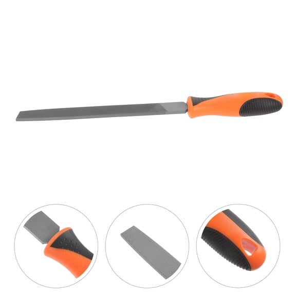 Luxshiny Hand Wood File with Comfortable Non- Handle for Precise Polishing and Shaping in Woodworking Projects