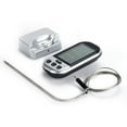 Hygrometer Outdoor Wireless LCD Remote Thermometer For BBQ Grill Meat
