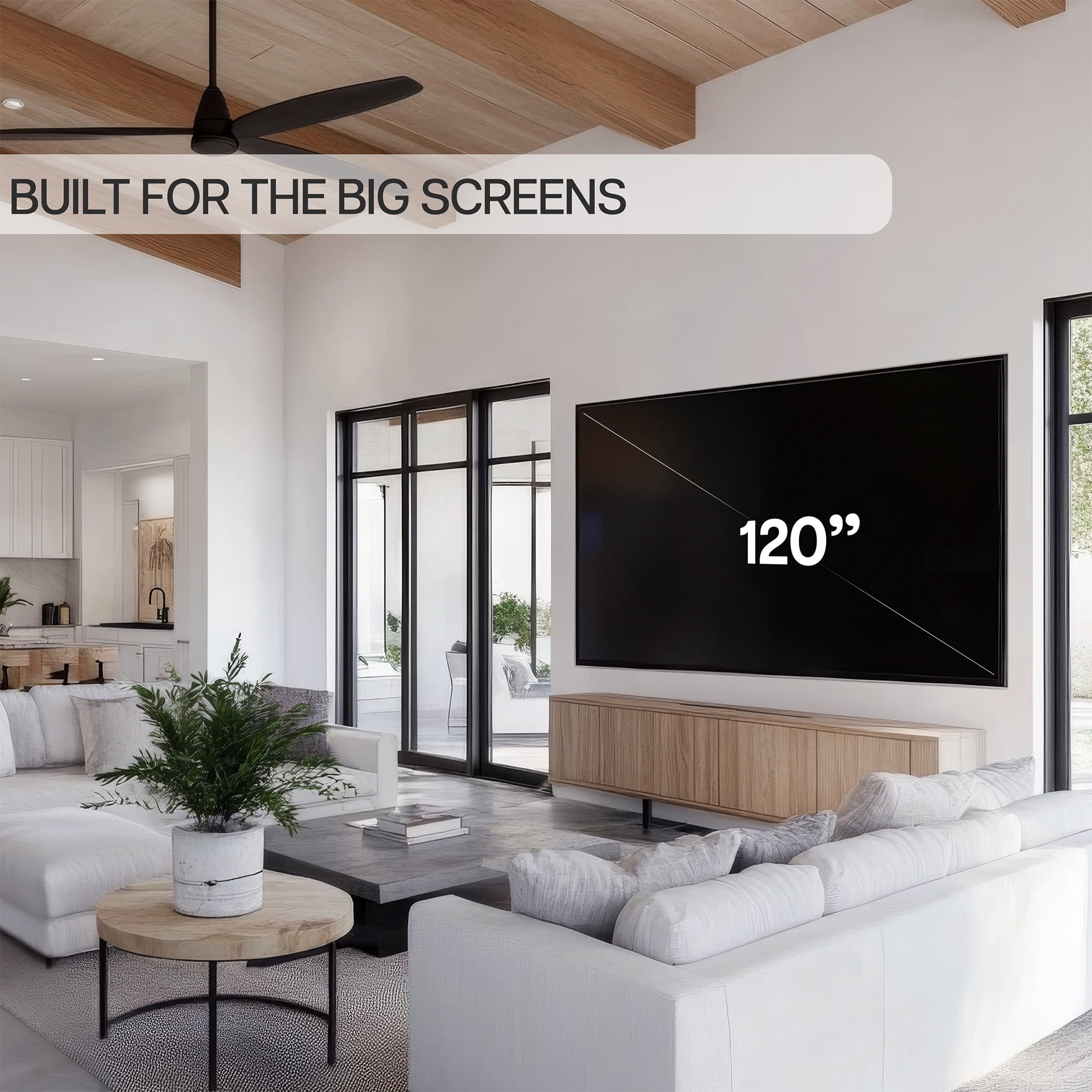 VIVO Heavy Duty TV Wall Mount for 60 to 120 inch Screens, Max VESA 900x600mm