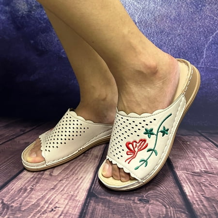 

Vedolay Summer Sandals for Women Sandals Women with Arch Support Dressy Anti-Slip Comfortable Sandals Casual Flip Flops Khaki 9