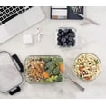 thumbnail image 4 of Shaws Cookware 30 Piece Glass Food Storage Containers with Lids, Easy Lock Airtight Lid, For Meal Prep, Leftovers, Fruit, Fridge, Freezer , & Oven Safe, Assorted Sizes, 15 Containers & 15 Lids, Black, 4 of 11
