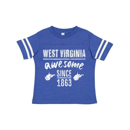 

Inktastic West Virginia Awesome Since 1863 Gift Toddler Boy or Toddler Girl T-Shirt