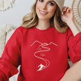 thumbnail image 2 of Ski Rush Sweatshirt, Skiing Lovers Sweater, Winter Sweatshirt - Sizes S-5XL ,Gategoo, 2 of 5