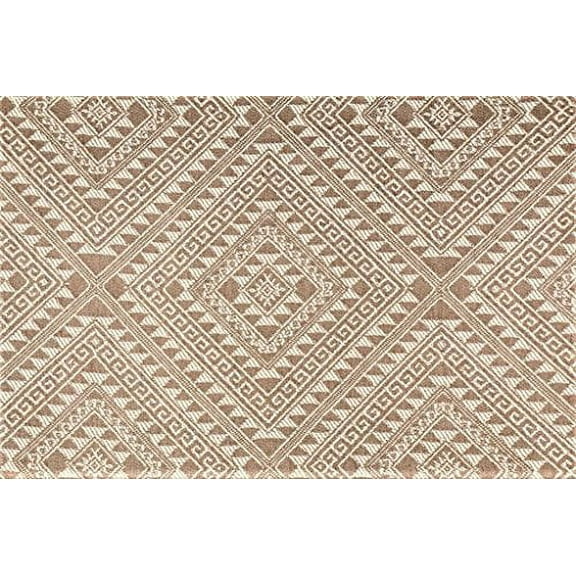 Fabric Robert Allen Beacon Hill Matte Raffia Flax Geometric Linen Upholstery II3